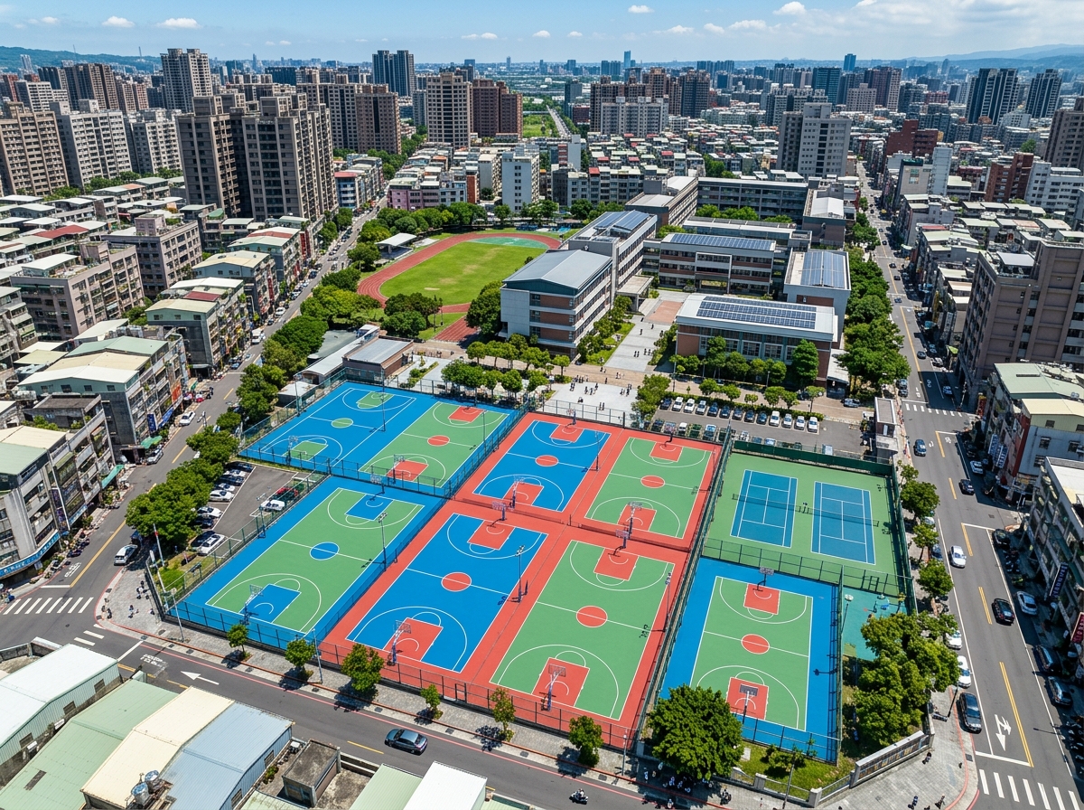 朝阳市混合型塑胶跑道硅PU篮球场 - 哪里好