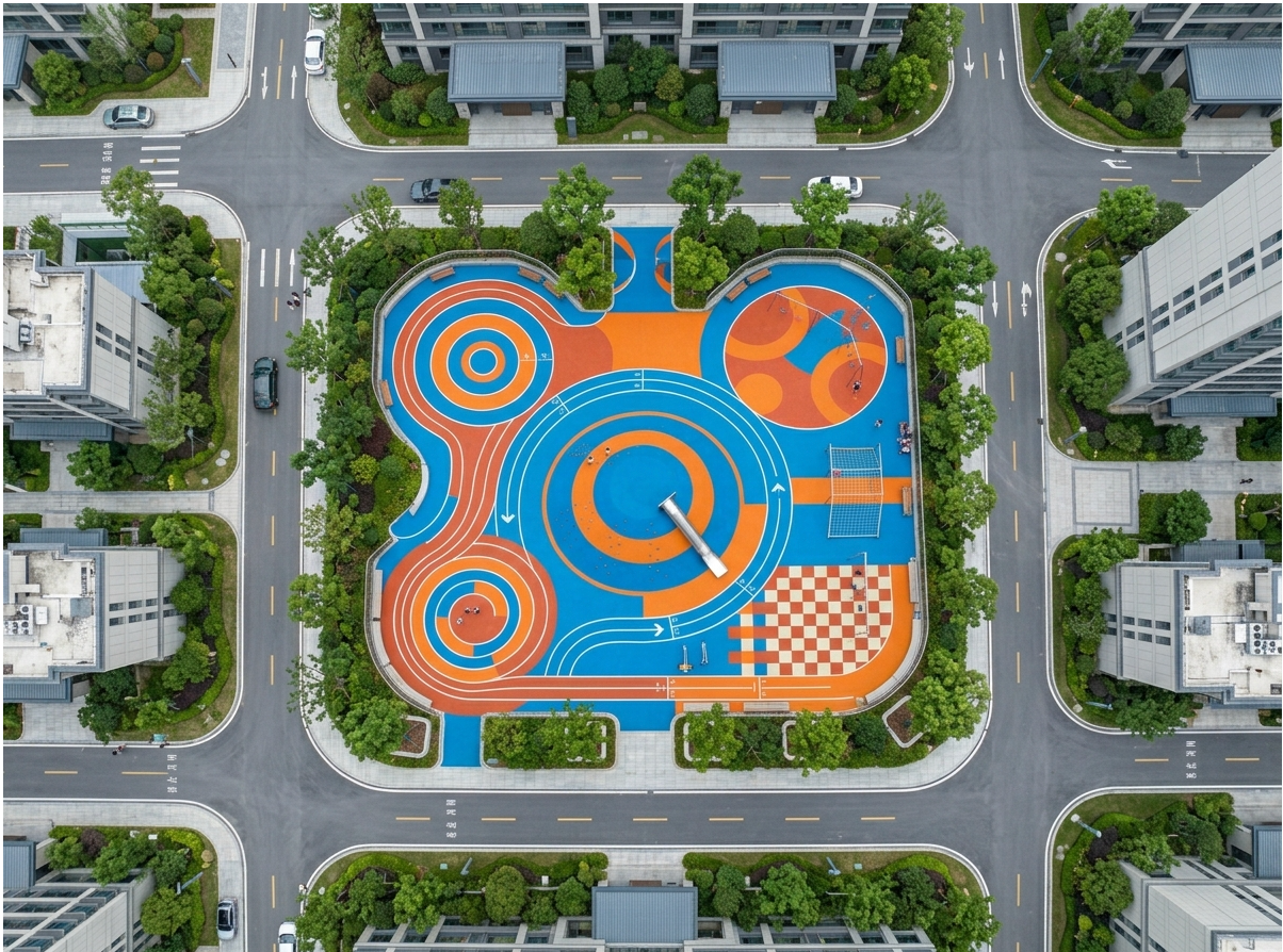 朝阳市塑胶颗粒EPDM塑胶跑道 - 方案